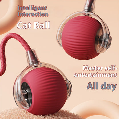 🐾 Speedy Tail 2.0 - Interactive Electric Rolling Ball Original with Teasing Tail – Smart Cat&dog Toy for Indoor & Outdoor Fun 🎉🐱